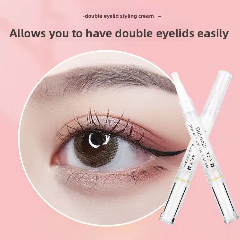 New Korean Style Double Eyelid Sticking Cream Invisible Traceless Quick Dry Natural Looking Eye Beau...