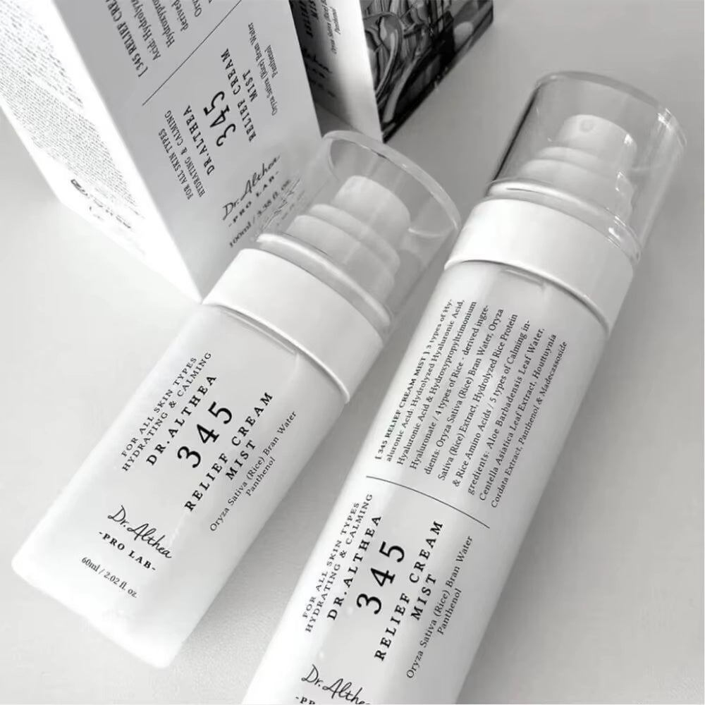 Dr. Althea 345 100ML Relief Cream Mist Moisturizing Spray Double Layer Essence Soothing Hydration Fa...