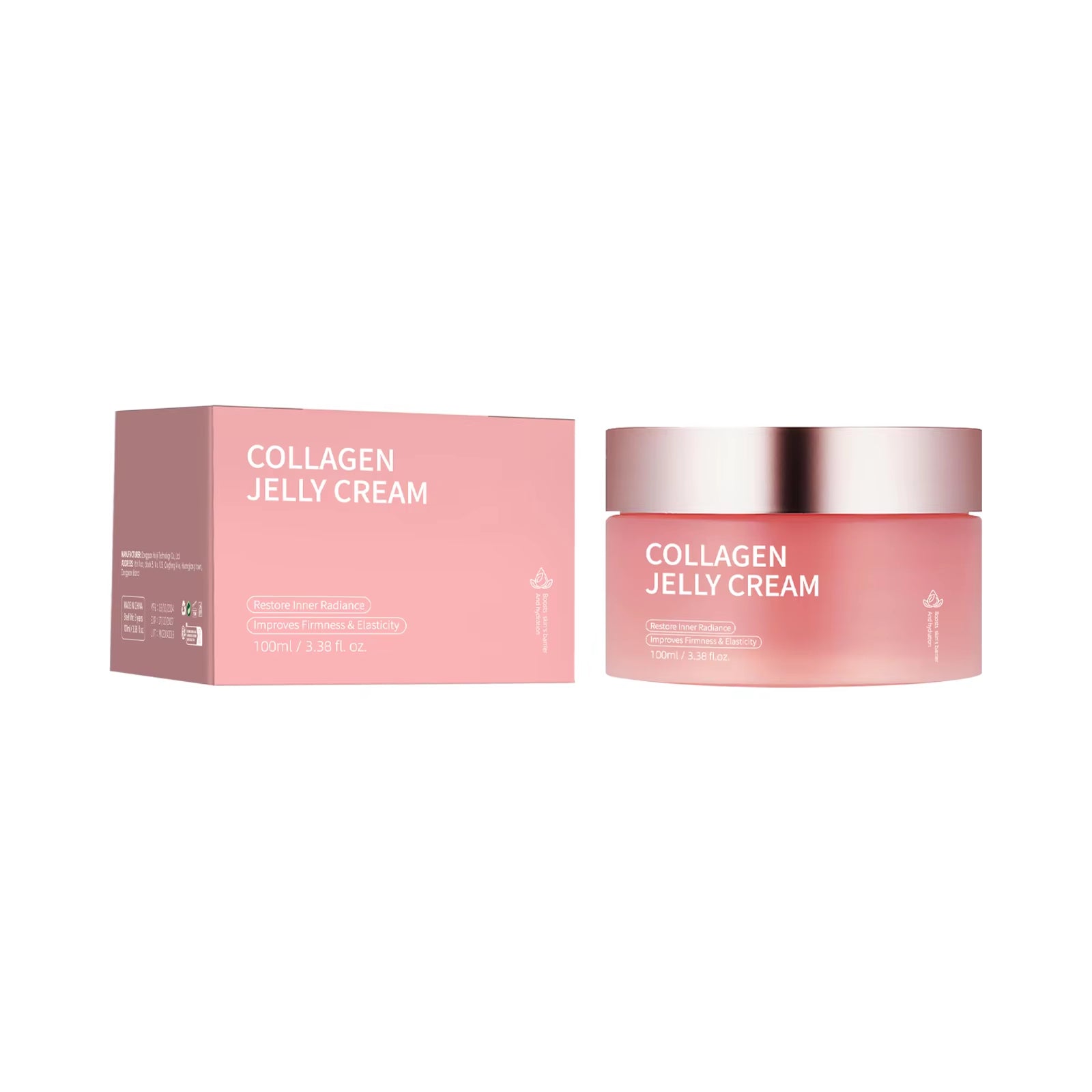 Collagen Jelly Cream Niacinamide Tightening Soothing Anti-Aging Firmness Hydration Nourishes Moistur...