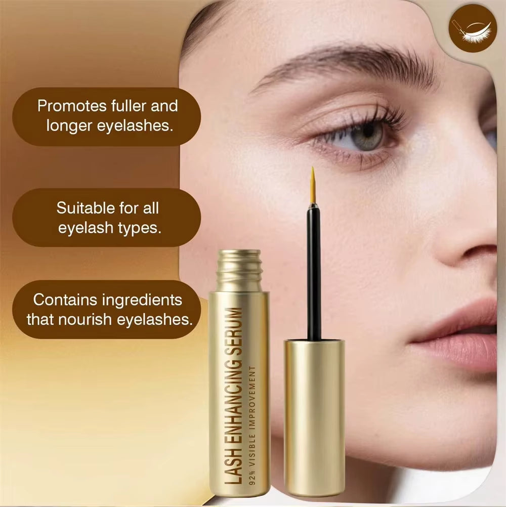 Fast Eyelash Growth Serum 7 Days Natural Eyelash Enhancer Longer Fuller Thicker Curling Lash Treatme...