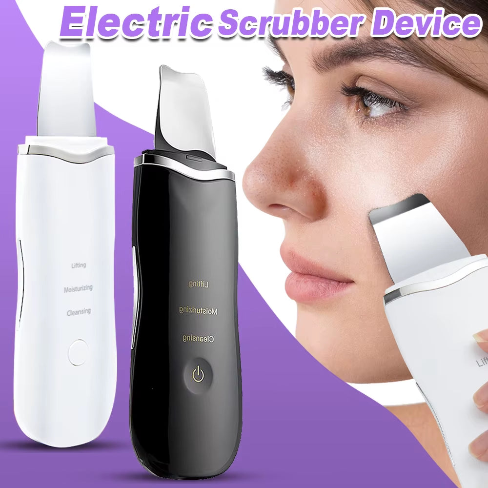Electric Skin Scrubber Peeling Blackhead Remover Deep Face Cleaning Facial Lifting Acne Cleaner 