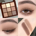 Chocolate Warm Brown Earth Palette - 9 Shades Matte Orange Brown Eye Shadow