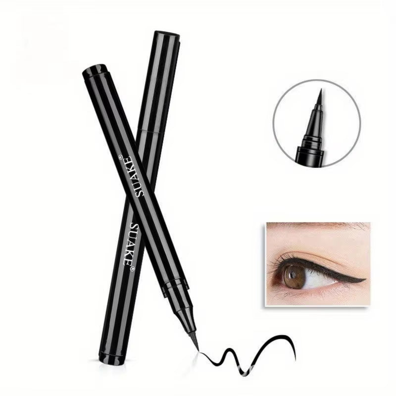 Black Waterproof, Sweat-Proof, and Smudge-Proof Eyeliner Creates a Natural Look and Glides on Quickl...