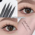 Curved Eyeliner Pen Quick Dry Liquid Eye Liner Easy to Draw Ultra-Fine Lying Silkworm Pencil Black B...