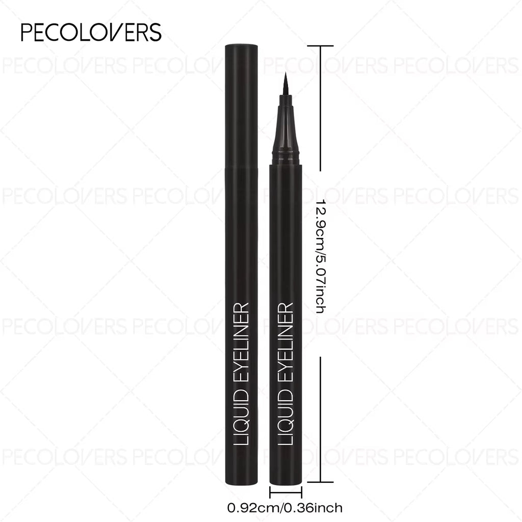 3Pcs/Set Waterproof Silky Eyeliner - Ultra-Fine Tip, Smokey Eye Effect, Quick Drying, Smudge-Proof Eyelash