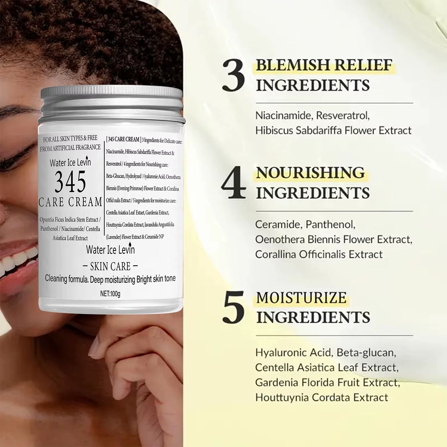 Body Cream, Rich in Retinol and Collagen Moisturizer