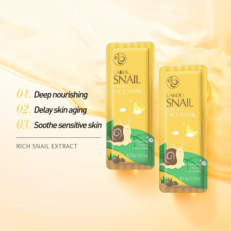 Moisturizing Facial Mask anti Wrinkle Hydrating Face Sleeping Mask Brightening Night 5 Pcs 