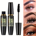  Black Mascara Thickening, Lengthening, Curling, Waterproof Liquid Fiber Mascara 4D