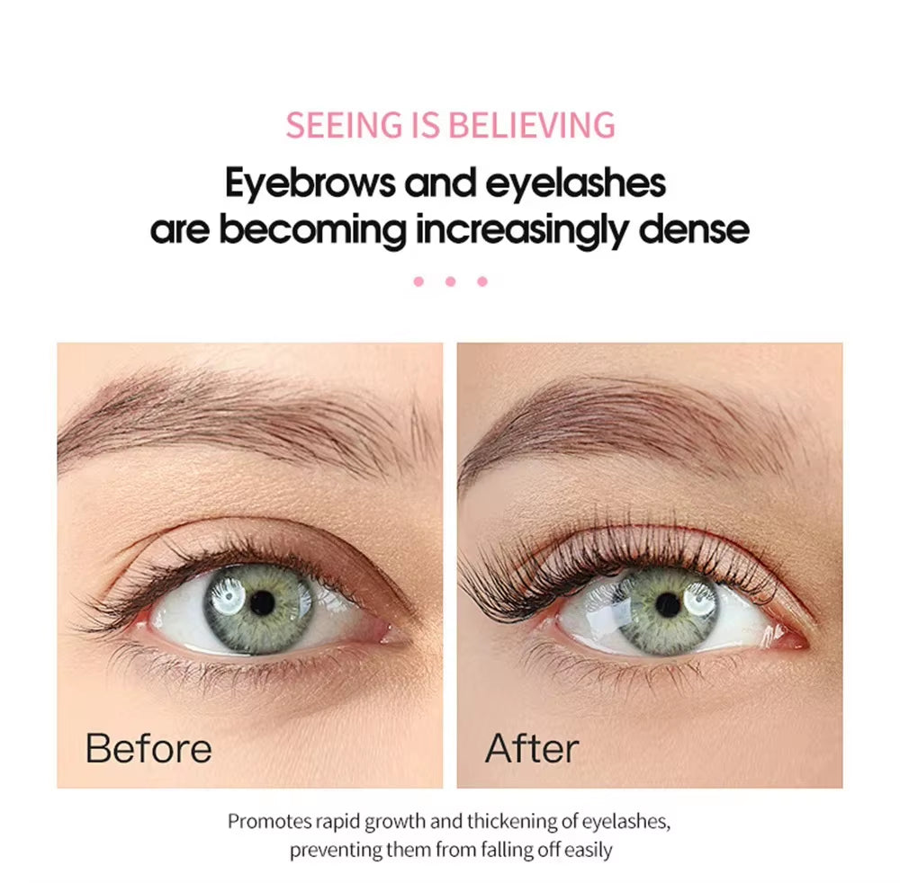 Fast Eyelash Growth Serum 7 Days Natural Eyelash Enhancer Longer Fuller Thicker Curling Lash Treatme...