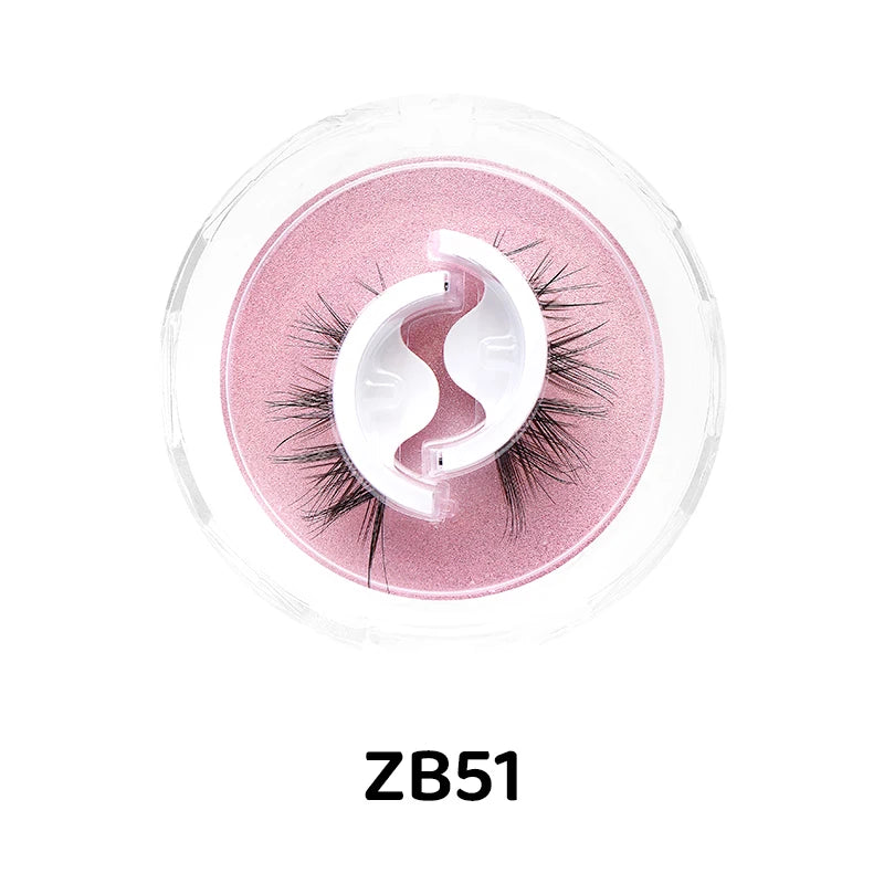 Self Adhesive Eyelashes Natural Reusabale - Glamorous Best Seller
