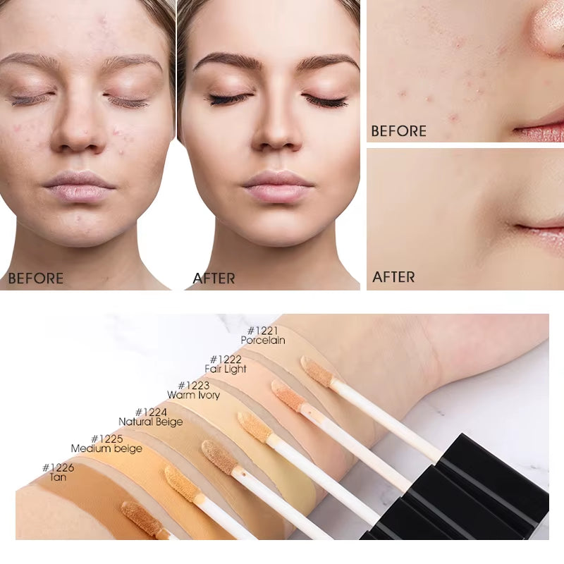 Eye Concealer & Base 6 Colors Full Coverage Suit for All Color Skin Face / Eyebrow Enhancer