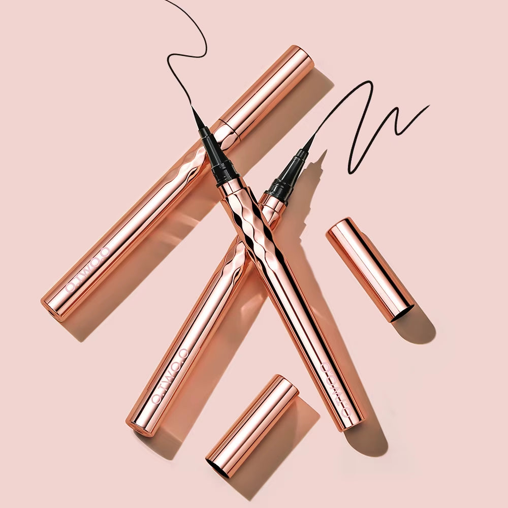 Eyeliner Pencil Liquid Eye Liner Waterproof Smudge Proof Quick Drying 12 Hour Wear Mascara