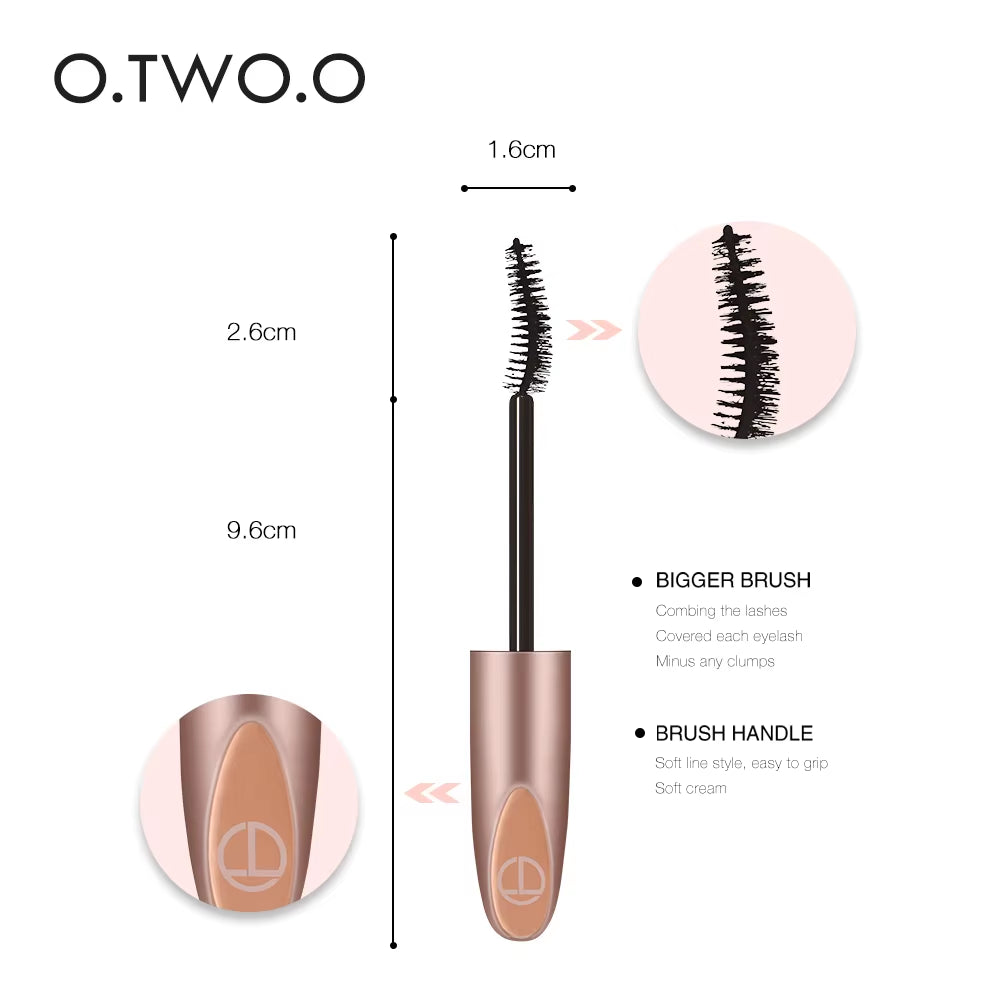 3D Silk Fiber Mascara Lengthening Waterproof Long Lasting Curling Thick Mascara Long Eyelash...