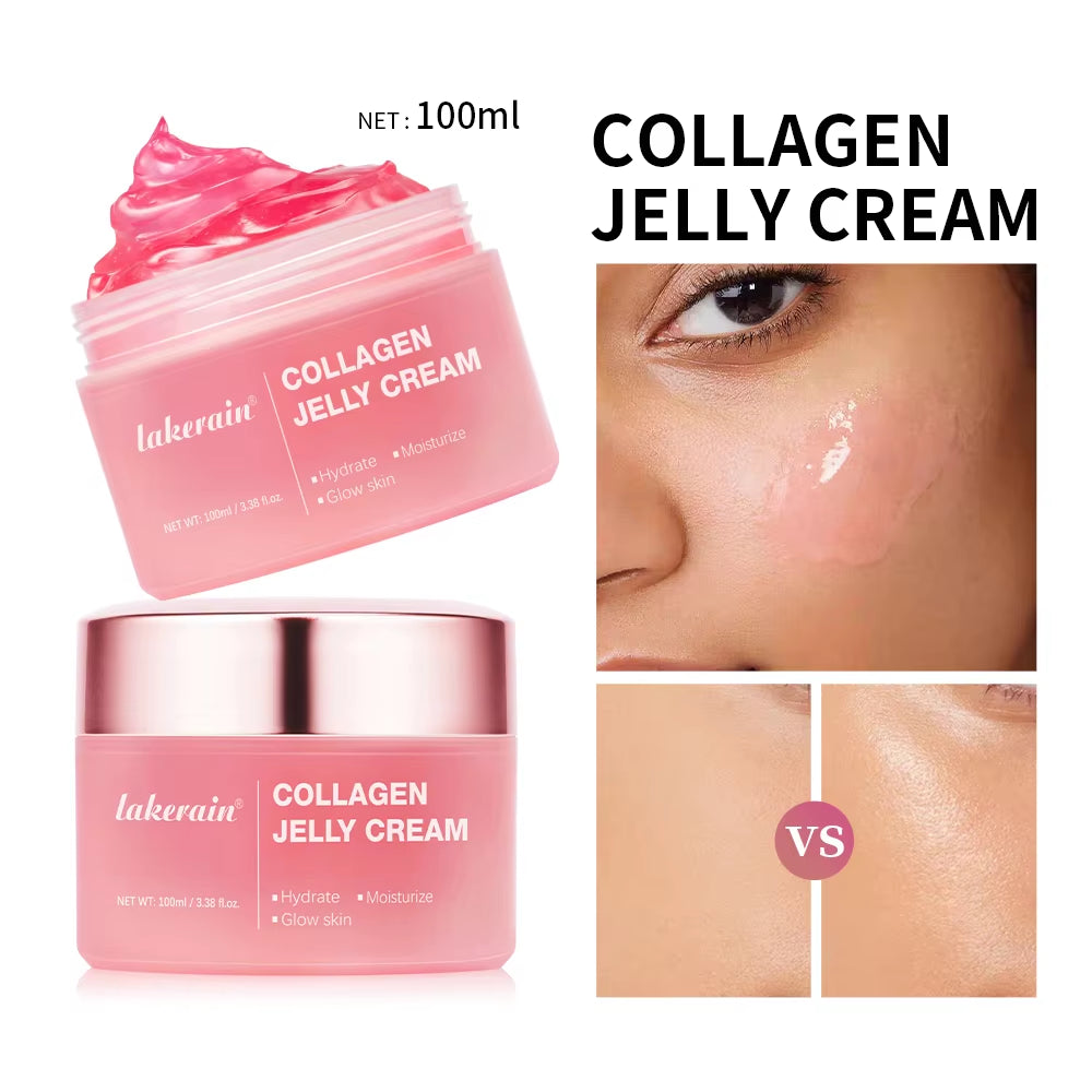 Collagen Jelly Cream Niacinamide Tightening Soothing Moisturizing Anti-Aging Firmness Hydratio...