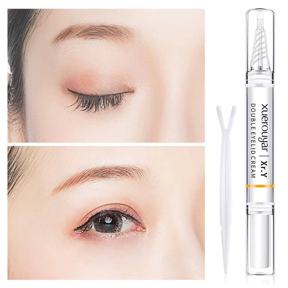Long-Acting Double Eyelid Cream Waterproof Smudge Proof Waterproof Natural Double Eyelid Shaping 5Ml 