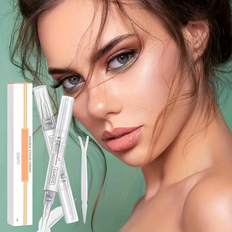 Double Eyelid Cream,Waterproof,Double Eyelid Shaping Cream Makeup-Invisible,Big Eye Lift,Transparent...