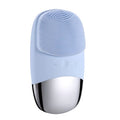 Electric Facial Cleansing Brush Silicone IPX7 Face Massager Facial Cleanser Sonic Vibration Cleaner ...
