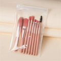 Mini Soft and Fluffy Makeup Brush Set, Perfect for Makeup Beginners, Used for Foundation, 8-Piece Mini Face & Cheeks